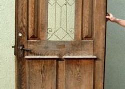 Oak front doors and interior doors