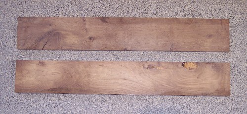 Beispielhafte Oberfl�che historscher Eichendielen oder Eichenbretter