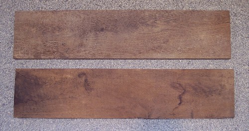 Beispielhafte Oberfl�che historscher Eichendielen oder Eichenbretter